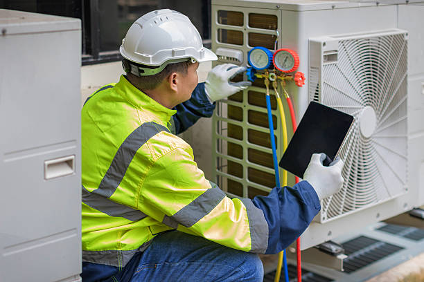 Professional Hvac Installation technician working in Sagamore, MA